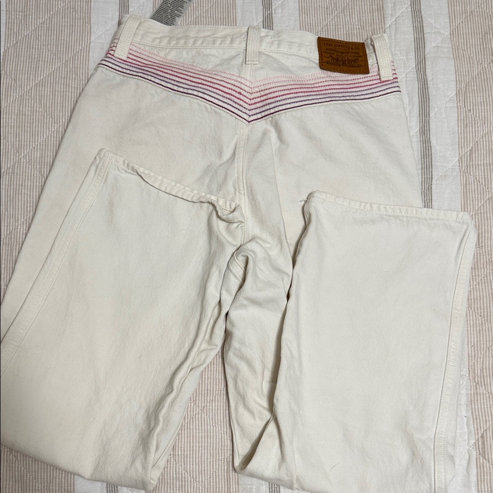 Levi’s straight ankle jeans
